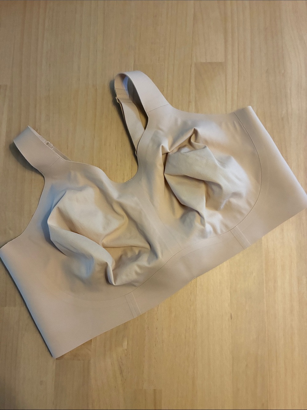 Evelyn Bobbie The Beyond Bra in Nude Sand 2XL Wireless * Bra Pads not included